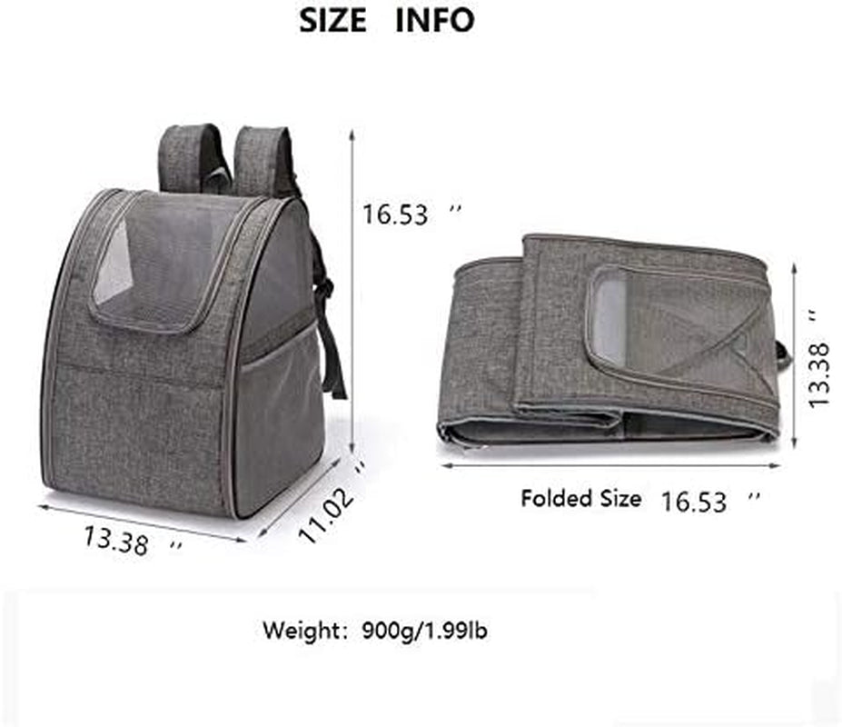 Dog Carrier Bag Portable Pet Bag Breathable Cat Carrier Backpack Pet Supplies Travel, Hiking, Outdoor Use