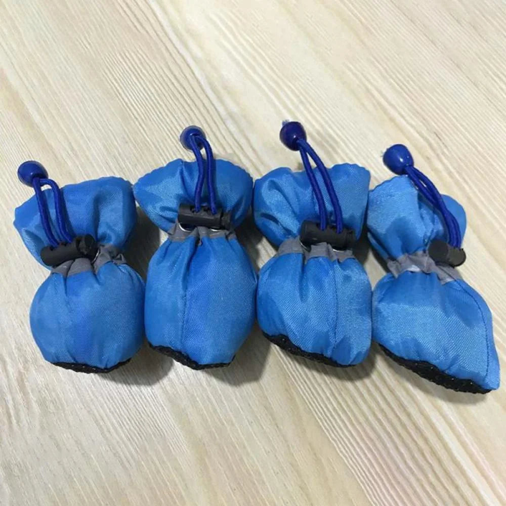 Dog Boots,Waterproof Dog Shoes,Dog Booties with Anti-Slip Sole and Skid-Proof,Outdoor Dog Shoes for Small Medium Dogs 4Pcs