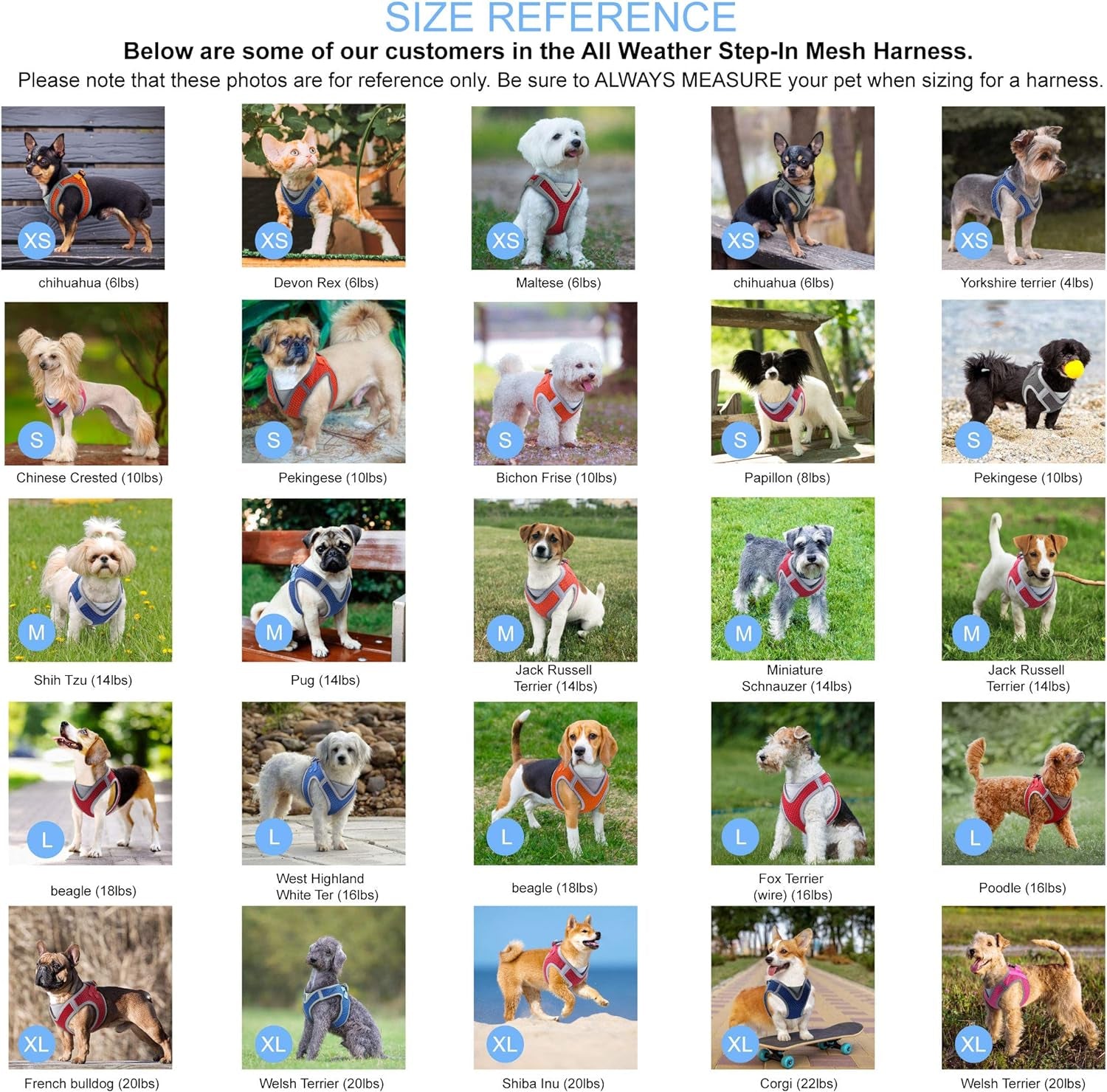 KZA308-14S Reflective V-Neck Step in Mesh Dog Harness - No Pull, Quick Fit, Comfortable, Velcro-Adjustable Pet Harnesses for Walking & Training - Small, Medium Dogs - Red, Small