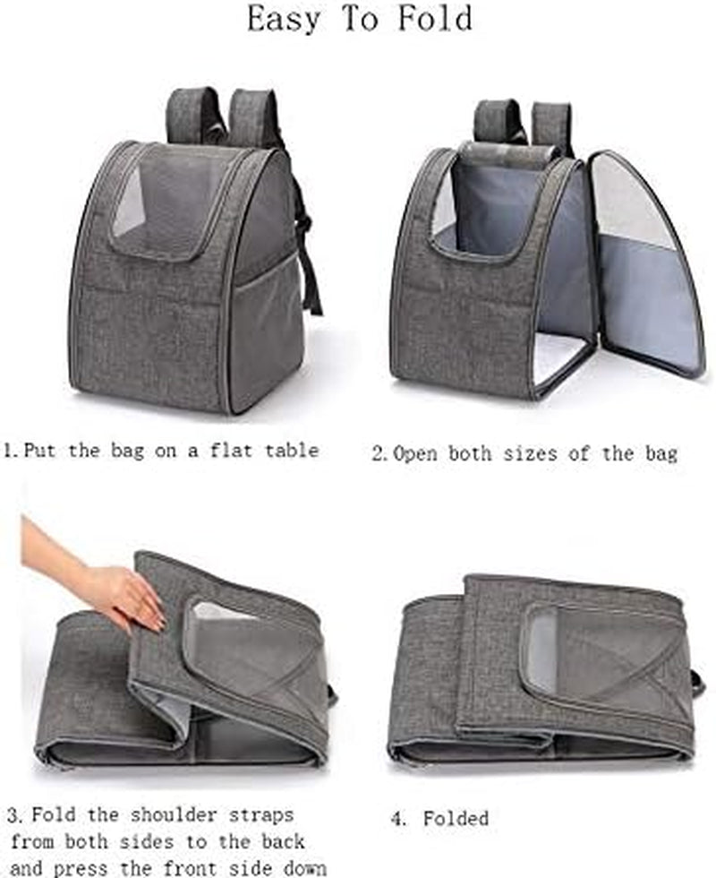 Dog Carrier Bag Portable Pet Bag Breathable Cat Carrier Backpack Pet Supplies Travel, Hiking, Outdoor Use