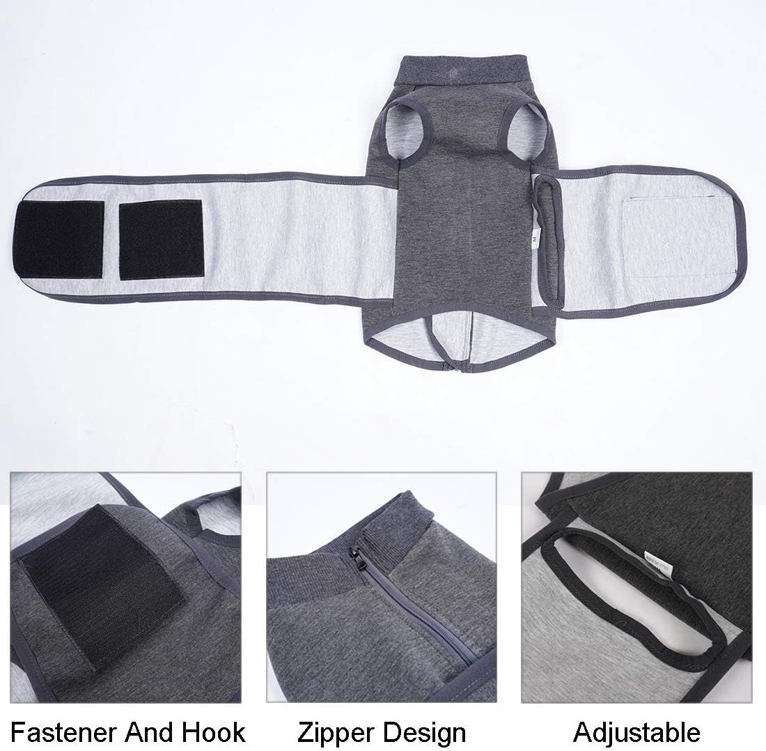 Dog Anxiety Jacket and Calming Vest - Security Coat Shirt for Small Medium Large Dogs (M)