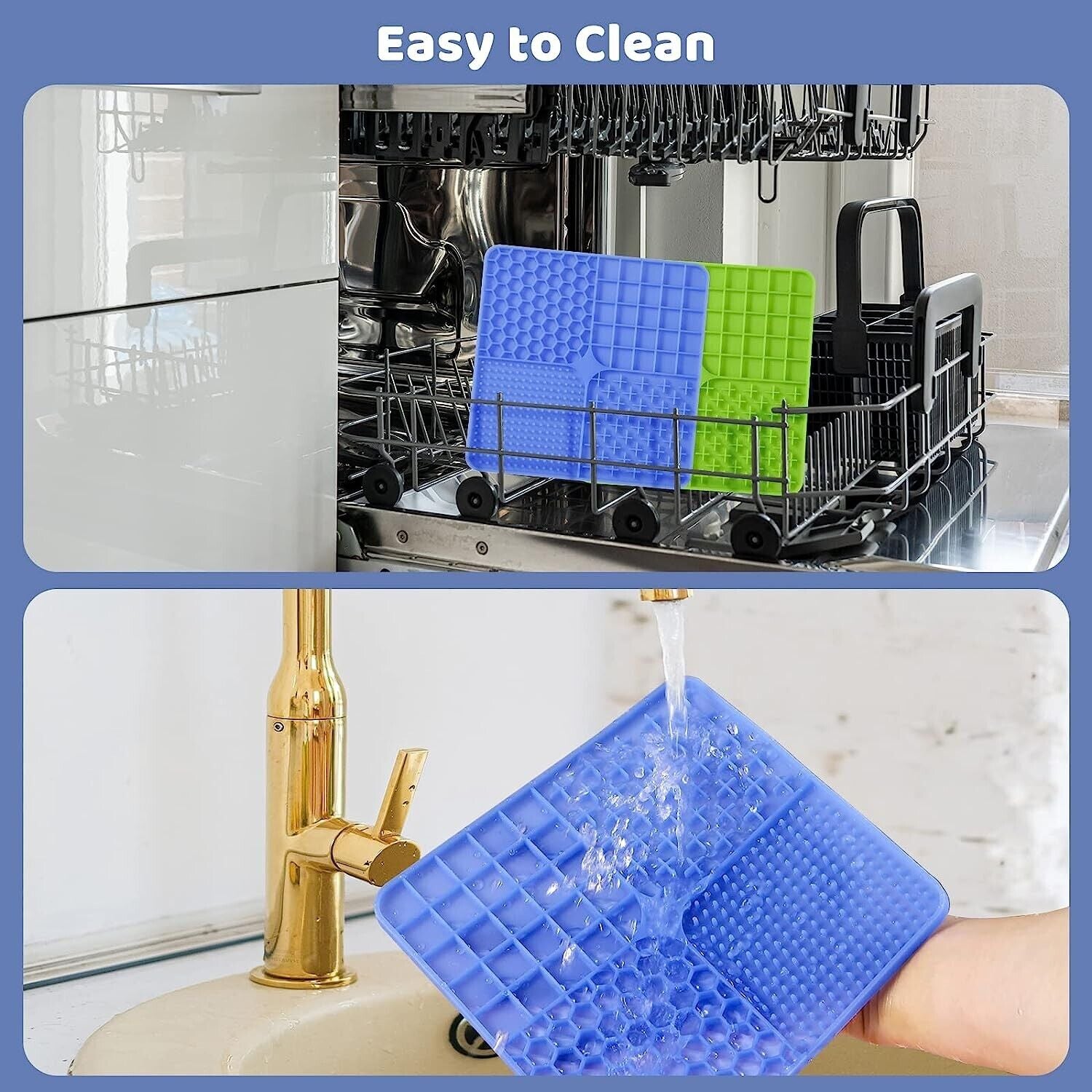 Dog Bowl Slow Feeder and Licking Mat Dog Food Premium 2X Lick Pads