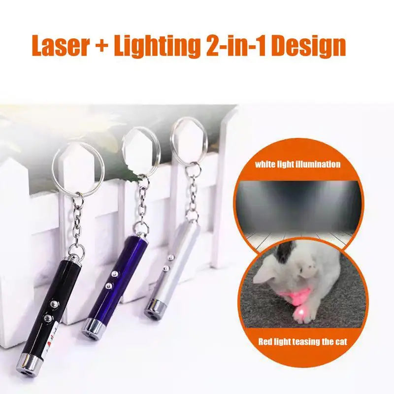 Laser Pointer for Cats Interactive Cat Laser Toy Pet Enrichment Toys for Indoor Cat to Play and Exercise