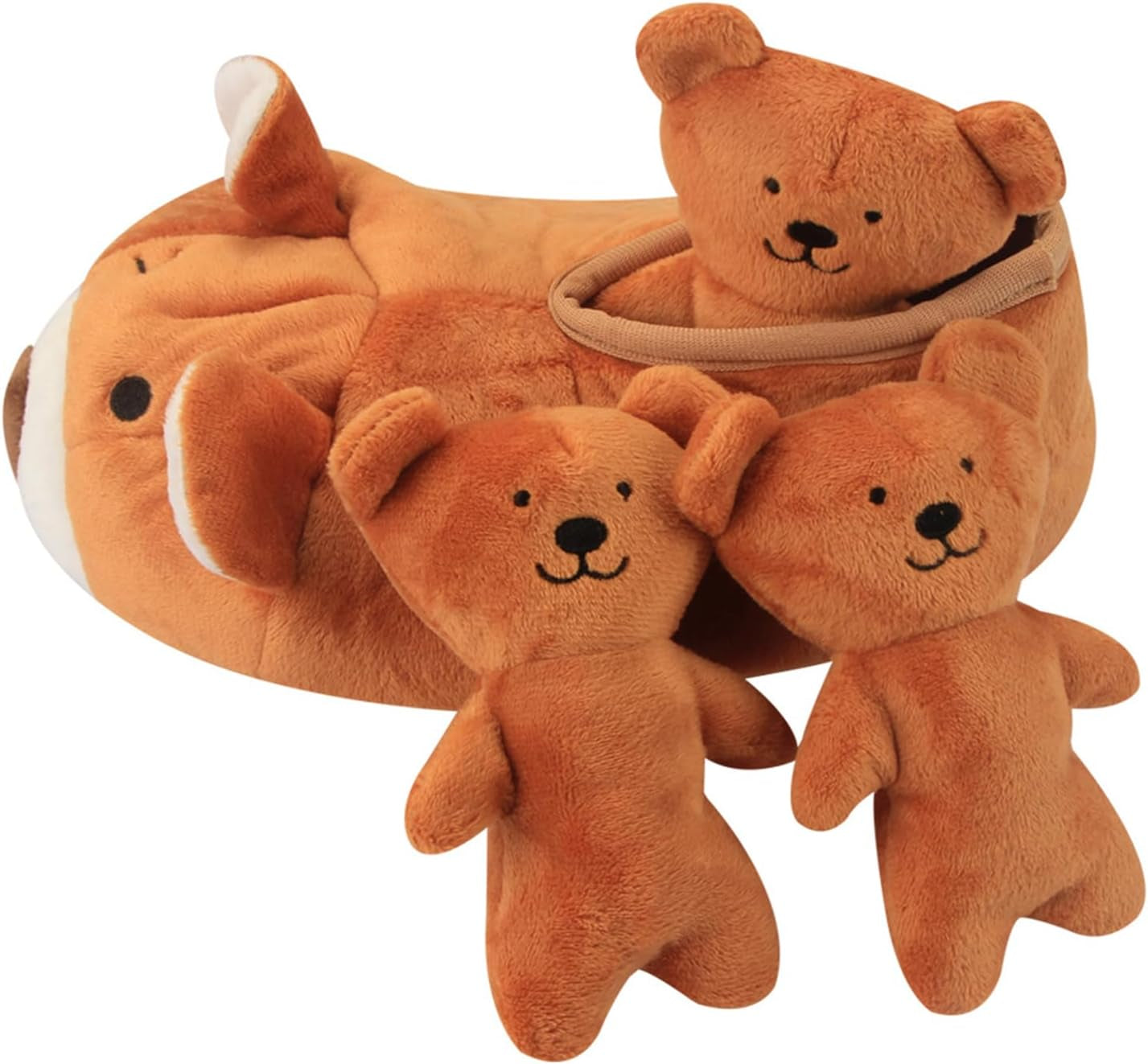 Hide and Seek Plush Dog Toy Squeaky Bear Interactive Puppy Toys, Durable Enrichment Toys for Mental Stimulation and Anxiety Relief